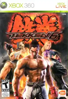 Tekken 6 (USA) box cover front